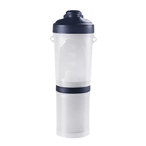 LIANYG Trinkflasche Hund 2 in 1Pet Wasser Flasche Dispenser Reise Tragbare Hund Katze Trinkende Reise Faltende Silikonschüssel Für Hund Katze Food Water Feeder Cup Hundetrinkflasche (Color : White 6) von LIANYG