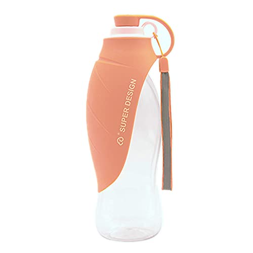 LIANYG Trinkflasche Hund 580ml Zusammenklappbare Haustier Hund Flasche Wasserschale Silikon Tragbare Haustier Wasser Flasche Hund Wasserspender Reise Feeder Pet Bowl Katze Hundetrinkflasche von LIANYG