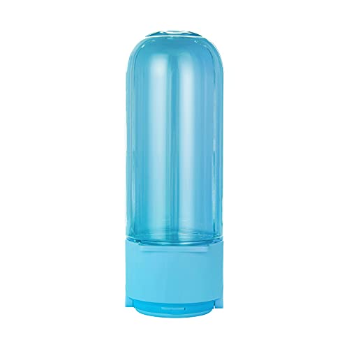 LIANYG Trinkflasche Hund Haustier Hund Wasserflasche Tragbare Trinkwassereinzug für Hunde Katze Outdoor Reise Wasser Dispenser Welpen Wasserschüssel Haustierbedarf Hundetrinkflasche (Color : Blue) von LIANYG
