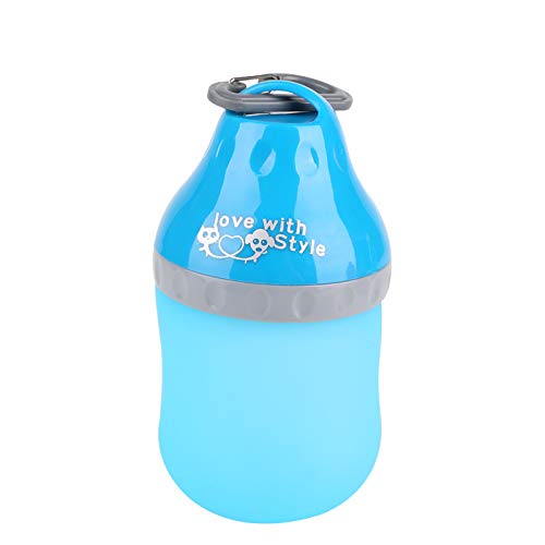 LIANYG Trinkflasche Hund Tragbare Haustier Wasserflasche Für kleine Hunde Katzen Silikon Reisen Welpen Haustier Hund Trinkschale Outdoor Wasser Dispenser Pet Produkte Hundetrinkflasche von LIANYG