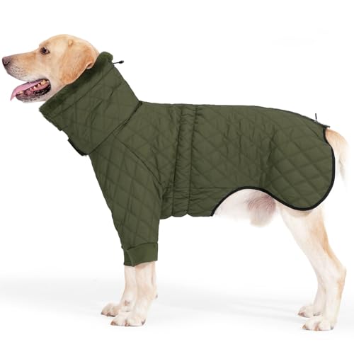 LIANZIMAU Hundemantel mit Beinen Hundemantel Winter Wasserdicht Wintermantel für Kleine Hunde Grosse Hundejacke Winterjacken & Wintermäntel für Hunde von LIANZIMAU