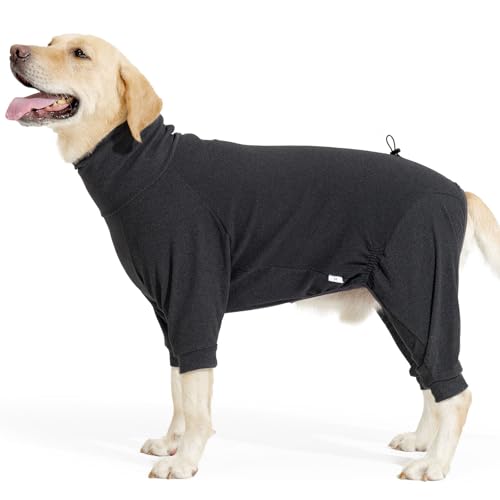 LIANZIMAU Hundepullover Kleine Mittelgroße Grosse Hunde Fleecemantel mit Beinen Hunde Fleece Wintermantel Warmer Hundepullover Hunde Pyjama Hunter Hundepullover von LIANZIMAU