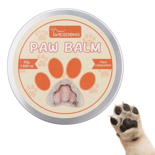 1 Pcs Pfotenbalsam Hund 50 g,Pfotenschutz Hund Sommer und Winter,Pfotenbalsam für Hunde,Pfotenpflege für Hundepfoten und Katzen,Pfotenbalsam Nasenbalsam,Hunde Pflege Pfotencreme von LIBAIDZ