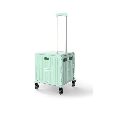 Transportbox für Haustiere auf Rädern Tragbarer Haustier-Trolley for den Außenbereich mit Rollen, zusammenklappbares Haustiergepäck, Haustier-Trolley mit großem Fassungsvermögen, Katzen-Reisekoffer Tr von LIBANGRONG-888