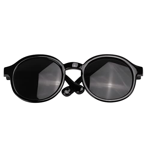 Lustige niedliche Hundekatze Retro Mode Sonnenbrille Brille Kunststoff Transparent Eyewear Welpen Katze Lehrer Cosplay Brille Haustier Fotos Requisiten für kleine Hund Katze, Halloween Dekor, Klar von LIBOOI