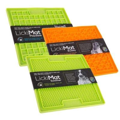 LICKIMAT 3er-Pack – 1 x Buddy, 1 x Schnuller, 1 x Spieldate. von LICKIMAT