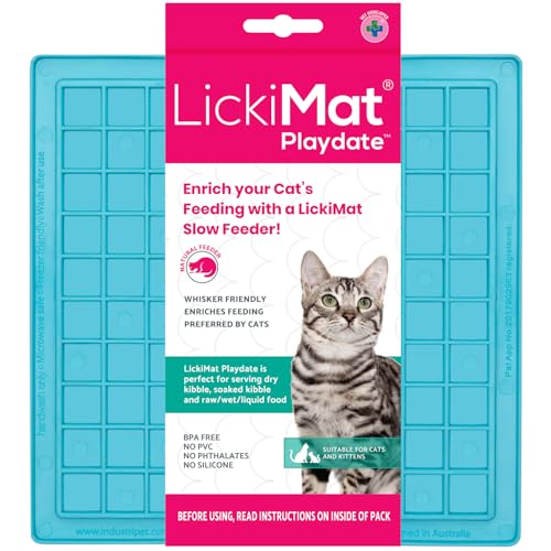 LICKIMAT Playdate Katze türkis von LICKIMAT