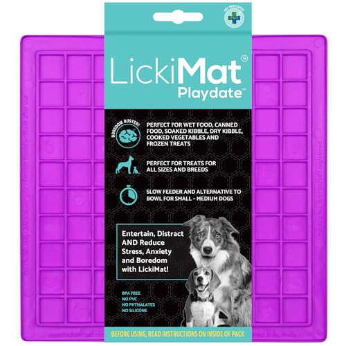 LICKIMAT Playdate - small 20 x 20 cm in div. Farben, Farbe:lila von LICKIMAT