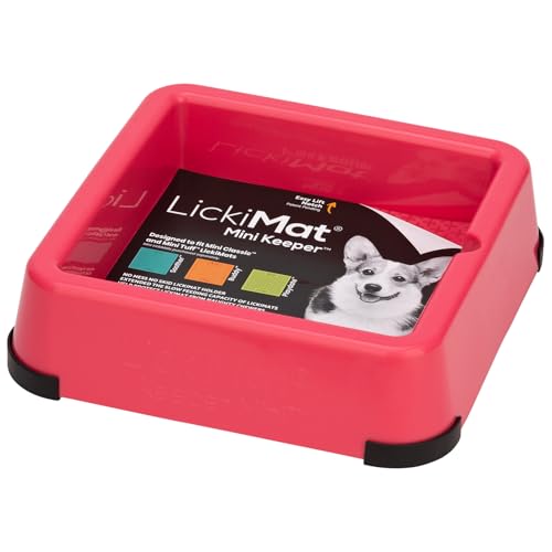 LickiMat Mini Keeper – Erhöhen Sie die LickiMat-Erfahrung, erweitern Sie sich auf vollen Futterspender für kleine Hunde – innovatives Design für angereicherten Essensspaß von LICKIMAT