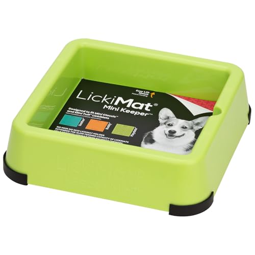 LickiMat Mini Keeper – Erhöhen Sie die LickiMat-Erfahrung, erweitern Sie sich auf vollen Futterspender für kleine Hunde – innovatives Design für angereicherten Essensspaß von LICKIMAT