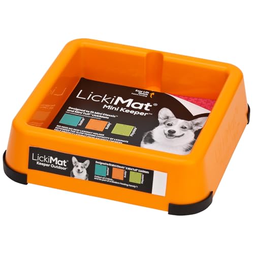 LickiMat Mini Keeper – Erhöhen Sie die LickiMat-Erfahrung, erweitern Sie sich auf vollen Futterspender für kleine Hunde – innovatives Design für angereicherten Essensspaß von LICKIMAT