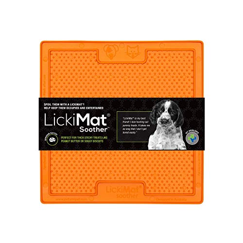 LickiMat® Classic Soother™ Orange von LICKIMAT