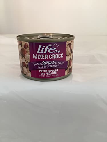 LIFE Mixer CROCC Petto DI Pollo Con FEGATINI. 150GR von LIFE DOG