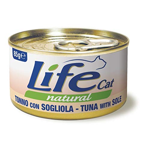 Life Cat Natural Thunfisch mit Seezunge, Dose 85g von LIFE PET CARE