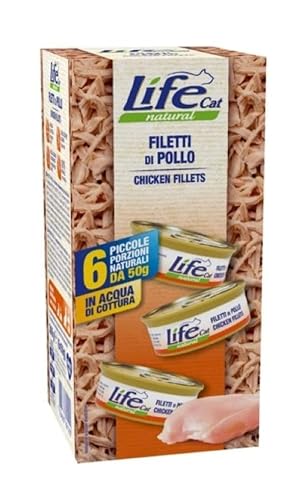 LIFE CAT MULTIBOX POLLO. 6X50GR von LIFE