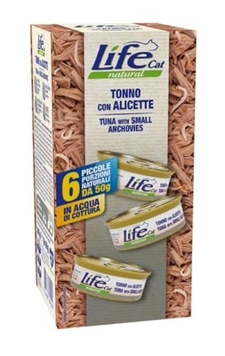 LIFE CAT MULTIBOX TONNO E ALICETTE. 6X50GR von LIFE