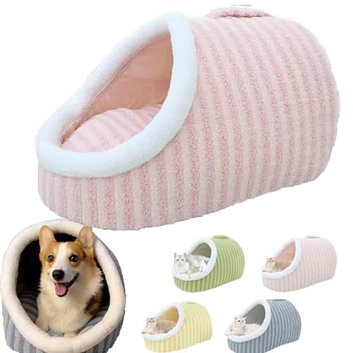 Cozy Hideaway Pet Bed,Large Dog Bed with Cover Cave,Cozy Cave Dog Bed,Non-Slip Washable Soft Pet Slipper Cave Bed for Indoor Cats and Dogs von LIFECOSM