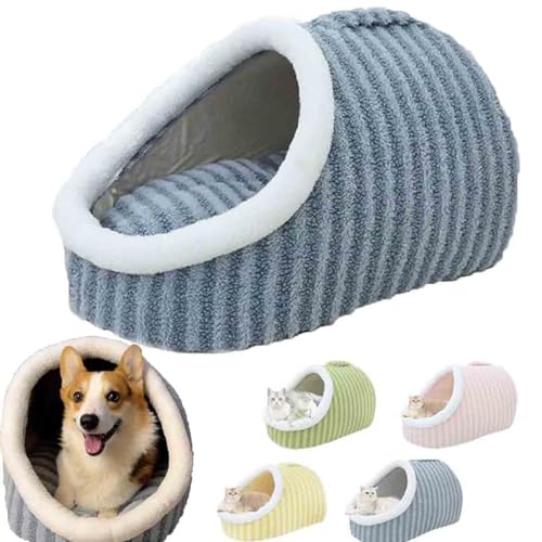 Cozy Hideaway Pet Bed,Large Dog Bed with Cover Cave,Cozy Cave Dog Bed,Non-Slip Washable Soft Pet Slipper Cave Bed for Indoor Cats and Dogs von LIFECOSM