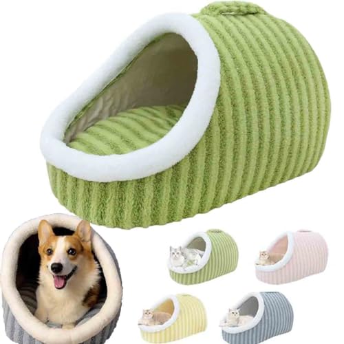 Cozy Hideaway Pet Bed,Large Dog Bed with Cover Cave,Cozy Cave Dog Bed,Non-Slip Washable Soft Pet Slipper Cave Bed for Indoor Cats and Dogs von LIFECOSM