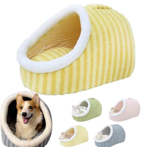 Cozy Hideaway Pet Bed,Large Dog Bed with Cover Cave,Cozy Cave Dog Bed,Non-Slip Washable Soft Pet Slipper Cave Bed for Indoor Cats and Dogs von LIFECOSM