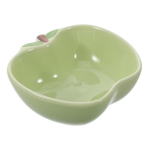 LIFKOME Hamsterschale Aus Keramik Füttern Rattenschüssel Essen Chinchilla Haustier Tierfutter Und Wassernapf Rennmaus Frettchen Kleiner Futternapf Für Tiere Light Green von LIFKOME