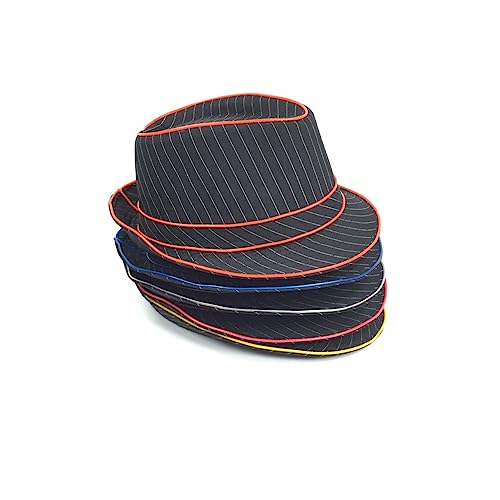 LIFKOME Led-blitzhut Anzughüte Für Männer Led Blinkt Hut Aufleuchten Herrenhut Fedora-hüte Für Herren Leuchtender Cowboyhut Herrenhüte Abendtasche Retro Jazzhut Mann Kleidung Bilden Weiß von LIFKOME