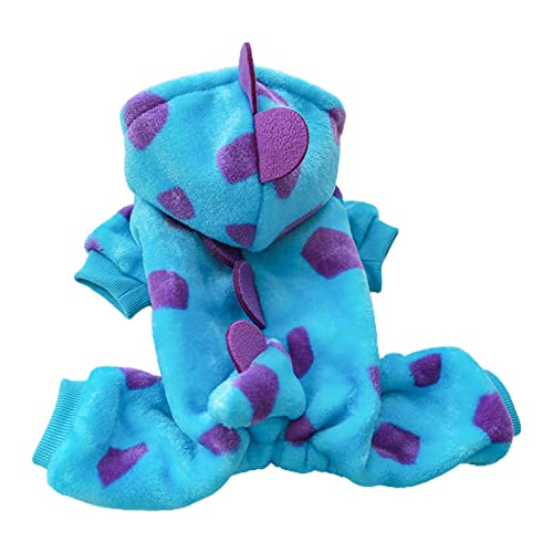 Katzen-Dinosaurier-Kostüm, Kleidung, für Cosplay, Winter, warm, mit Hut, hautfreundliches Haustierzubehör, Hundekostüme für Hunde, Halloween Katzen-Dinosaurier-Kostüm, Kleidung, für Cosplay, Winter, warm, mit Hut, hautfreundliches Haustierzubehör, Hundekostüme für Hunde, Halloween von LIGSLN