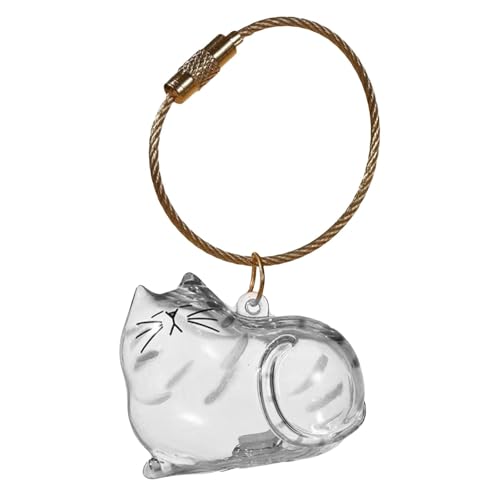 LIGSLN Acryl-Schlüsselanhänger zum Sammeln von Katzen- und Hundehaaren, Aufbewahrungsflasche für Tierhaare mit Seil, niedliches Haustier-Gedenkgeschenk, Katzenfell, Andenken, Schlüsselanhänger LIGSLN Acryl-Schlüsselanhänger zum Sammeln von Katzen- und Hundehaaren, Aufbewahrungsflasche für Tierhaare mit Seil, niedliches Haustier-Gedenkgeschenk, Katzenfell, Andenken, Schlüsselanhänger von LIGSLN