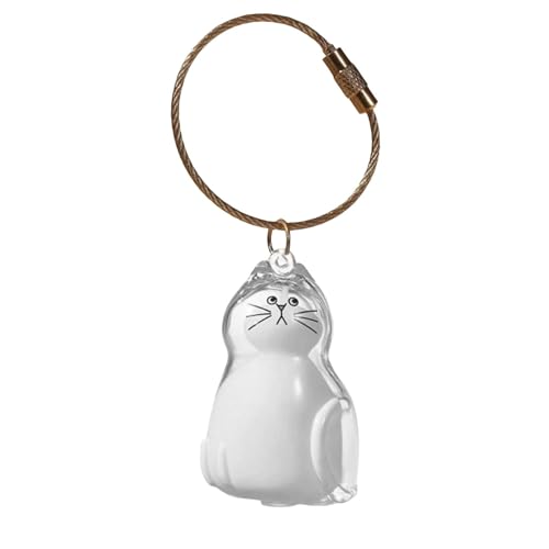LIGSLN Acryl-Schlüsselanhänger zum Sammeln von Katzen- und Hundehaaren, Aufbewahrungsflasche für Tierhaare mit Seil, niedliches Haustier-Gedenkgeschenk, Katzenfell, Andenken, Schlüsselanhänger LIGSLN Acryl-Schlüsselanhänger zum Sammeln von Katzen- und Hundehaaren, Aufbewahrungsflasche für Tierhaare mit Seil, niedliches Haustier-Gedenkgeschenk, Katzenfell, Andenken, Schlüsselanhänger von LIGSLN