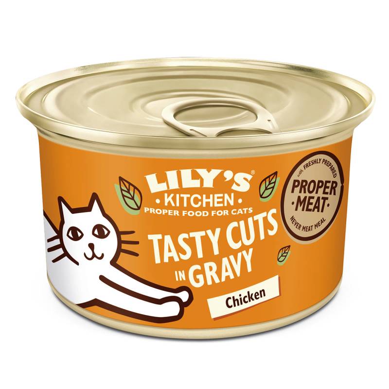 LILY'S KITCHEN Cat Tasty Cuts in Sauce Huhn 24x85g von LILY'S KITCHEN