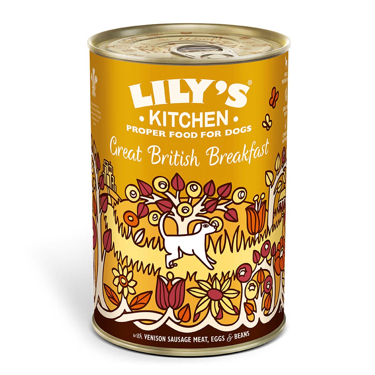 LILY'S KITCHEN Dog British Breakfast Hirsch 6x400g von LILY'S KITCHEN