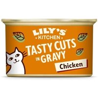 LILY'S KITCHEN Nassfutter Katze Adult Tasty Cuts in Sauce Huhn 24x85 g von LILY'S KITCHEN