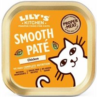 LILY'S KITCHEN Nassfutter Katze Adult Smooth Patè Huhn 38x85 g von LILY'S KITCHEN