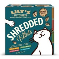 LILY'S KITCHEN Nassfutter Katze Shredded Fillets Multipack 8x70 g von LILY'S KITCHEN