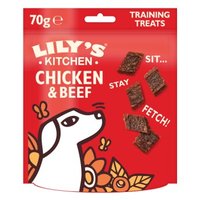 LILY'S KITCHEN Trainingssnacks für Hunde Adult Huhn & Rind 8x70 g von LILY'S KITCHEN