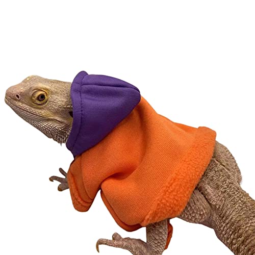 LINGJIONG Bartagamen-Kleidung - Baumwoll-Eidechsen-Hoodies-Pullover | Reptilienbekleidung, handgefertigt für Hautschutz-Fotopartys von LINGJIONG