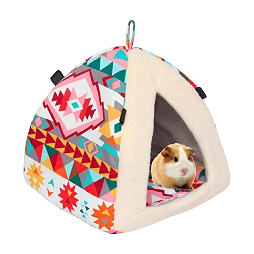 LINGJIONG Hamster-Schlafsack, Winternest, warmes Betthaus für kleine Tiere, Schlafbett, hält warm, Nisthaus für Hängematte, Meerschweinchen, Eichhörnchen, äuse von LINGJIONG