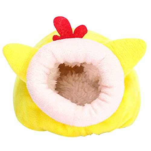 LINGJIONG Igel Bett Versteck Niedliche Winter Kaninchen Warmes Bett Mini Haustier Zubehör für Igel Kaninchen Eichhörnchen Geschenk für Freunde Tierliebhaber und Eltern von LINGJIONG