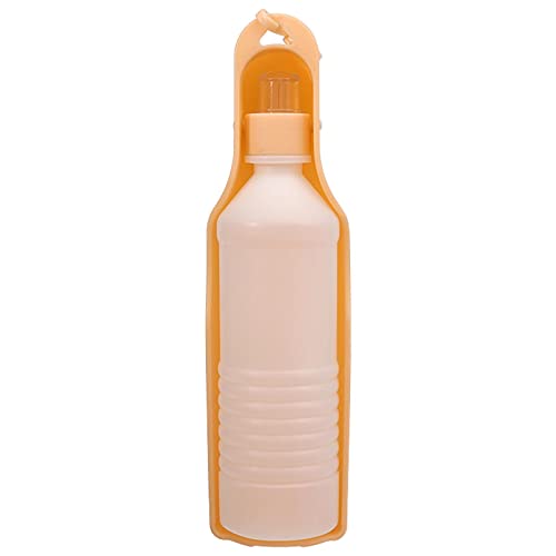 LINGJIONG Tragbare Haustier-Wasserflasche | Hundewasserspender - Faltbare Hundewasserflaschen zum Spazierengehen, auslaufsicherer Outdoor-Reisewassernapf für Hunde, Katzen, Kaninchen von LINGJIONG