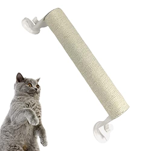 LINGJIONG Wandmontierter Katzenkratzer - Katzenhauskratzer aus Sisal - Kitten Scratcher Scratch Jump Climb Barch Rest Play für Kätzchen oder kleinere Katzen von LINGJIONG