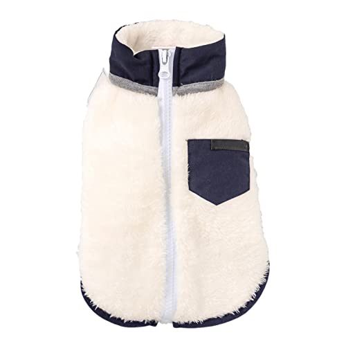 LINGJIONG Warmer Hundemantel | Ultrawarmer Hundemantel für kaltes Wetter | Wintermantel, gepolsterte Hunde-Fleeceweste, Hund bei kaltem Wetter, wasserdichte Hunde-Schneejacke, Kleidung von LINGJIONG