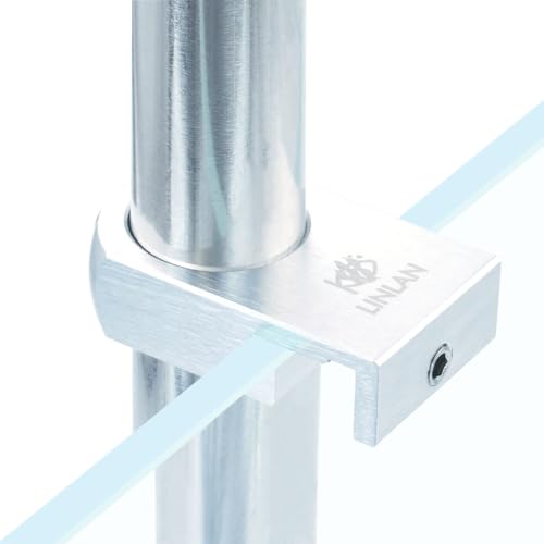 LINLAN Aquarium-Befestigungsklemme aus Aluminiumlegierung mit Anti-Überlauf Nut für Filter Einlass- und Auslassrohre in Bepflanzten Aquarien (18.5mm) (1) von LINLAN