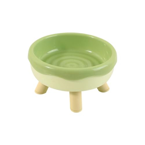 Pet Bowl Donut Bowl Katze/Hund Eat Drink Water Einzelnapf,Grün von LINYUMEILL