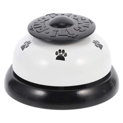 LIOOBO Hundetrainingsglocke: Haustier-Töpfchentrainings-Glocken, Türklingel für Hundekatze, weiße Metallglocke für Haustier-Training, Kommunikation von LIOOBO