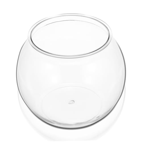 LIOOBO Kleines Transparentes Fischbecken aus Kunststoff Runder Desktop Aquarium für zur Verschönerung und Ihres Wohnraums und Langlebig Leicht zu Reinigen für Fische Pflanzen Dekorativer LIOOBO Kleines Transparentes Fischbecken aus Kunststoff Runder Desktop Aquarium für zur Verschönerung und Ihres Wohnraums und Langlebig Leicht zu Reinigen für Fische Pflanzen Dekorativer von LIOOBO