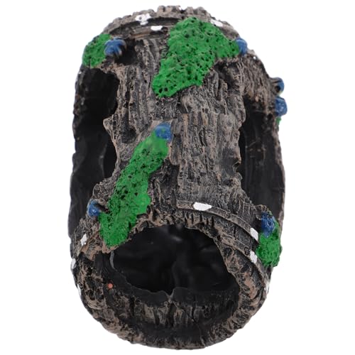 LIOOBO Resin Aquarium Dekoration Für Fische Reptilien Und Garnelen Sicheres Versteck Für Aquarien Und Terrarien Und LIOOBO Resin Aquarium Dekoration Für Fische Reptilien Und Garnelen Sicheres Versteck Für Aquarien Und Terrarien Und von LIOOBO