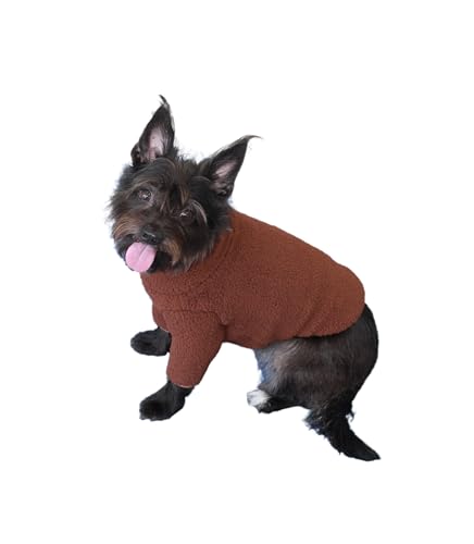 Little Beast Fleece-Shirts für Hunde/Katzen (Magic Brownie, Größe XL) von LITTLE BEAST