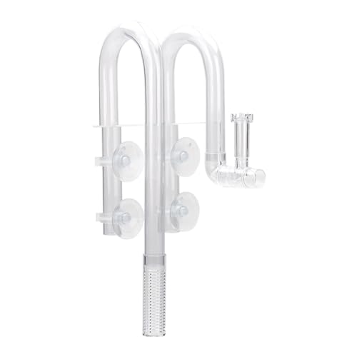 LIUANDS Aquarien Skimmer Clear Tube für Filterfiltration für Öl Protein Scums Filter Drain Tube Pipe von LIUANDS