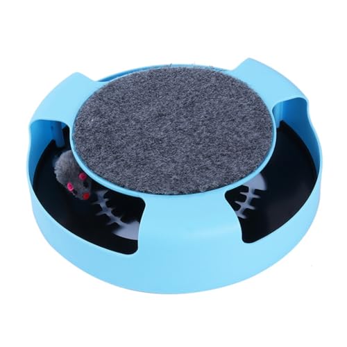 LIUANDS Lovely Cats Mouse Teasing Toy Indoor Floor Exercise Play Funny Toy for Cats Exercise Multifunctional Cats Track von LIUANDS