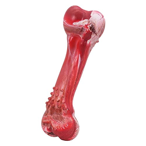 LIUASMUE Dog Molar Rubber Bone Odor Free Tear Resistant Dog Molar Toy Leak Food Design Large Medium Dog Teeth Training Pet Supply Teeth Cleaning Bone Rubber von LIUASMUE